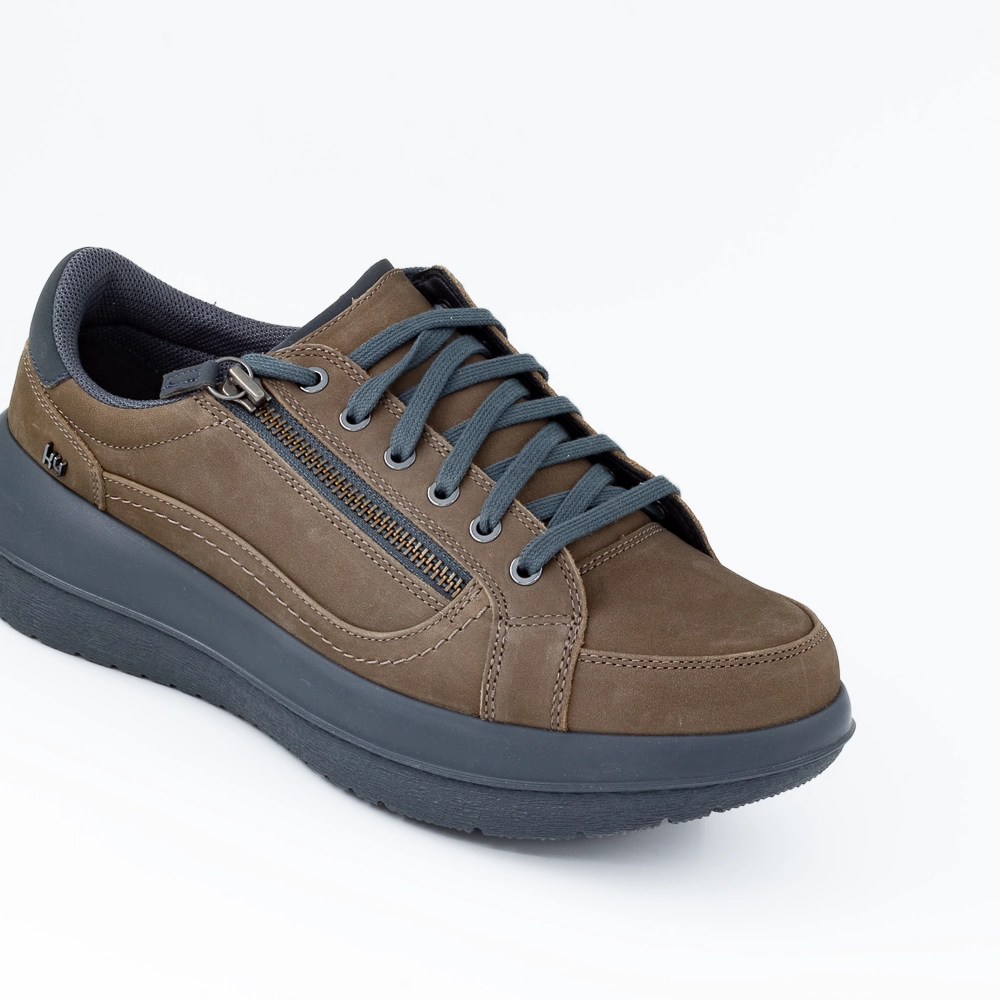 Flims grey-yellow shoe